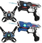 KidsTag lasergame set voor kinderen - 2 laserguns + vesten, Ophalen of Verzenden, Nieuw