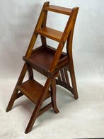 Trapje - bibliotheektrap / stoel - Hout - Bibliotheektrap