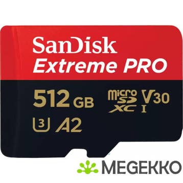 SanDisk Extreme PRO 512GB MicroSDXC Geheugenkaart, Computers en Software, RAM geheugen, Verzenden, Nieuw