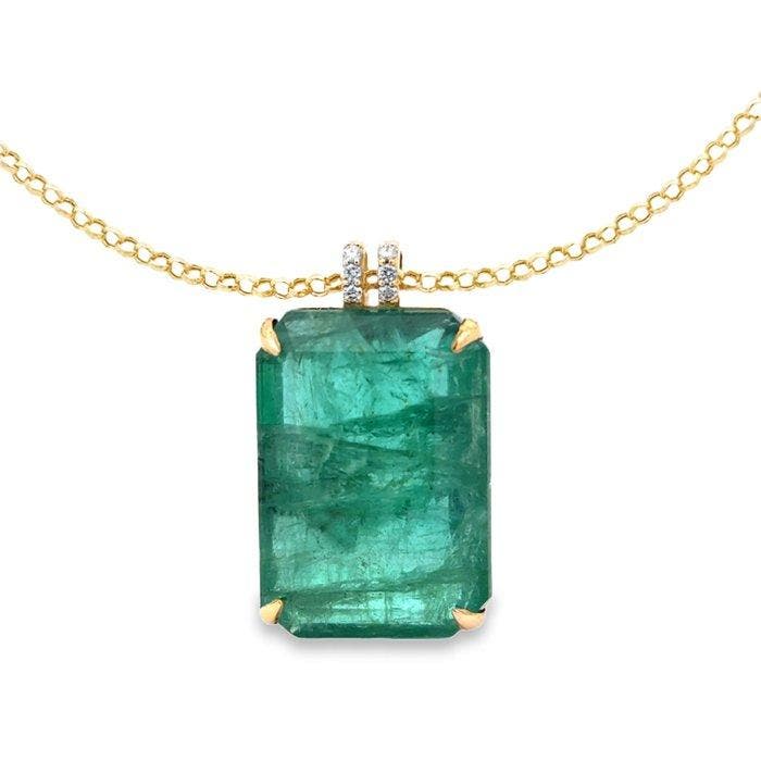 Zonder minimumprijs - Ketting met hanger - 14 karaat Geel, Sieraden, Tassen en Uiterlijk, Antieke sieraden