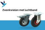 Zwenkwielen met luchtband - direct leverbaar, Doe-het-zelf en Verbouw, Verzenden, Nieuw