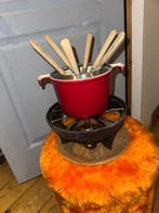 Le Creuset - Enzo Mari - Steelpan - Serveer een fondue. -