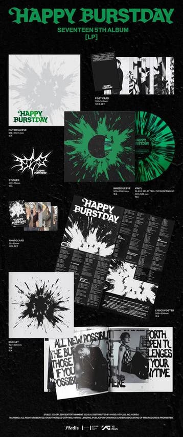 vinyl overige - Seventeen - Happy burstday (LP Nieuw), Verzenden, Zo goed als nieuw