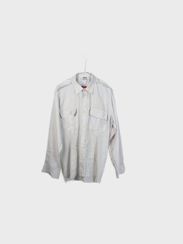 SAVE FASHION FOR GOOD Casual Shirt Heren maat L Wit Vintage, Ophalen of Verzenden, Nieuw