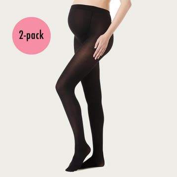 Noppies Zwangerschapspanty Positiepanty 2-Pack 50 Den Zwart, Verzenden, Nieuw