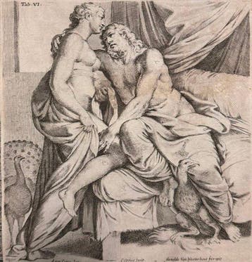 Carlo Cesio (XVII), da Annibale Carracci - Giove e Giunone