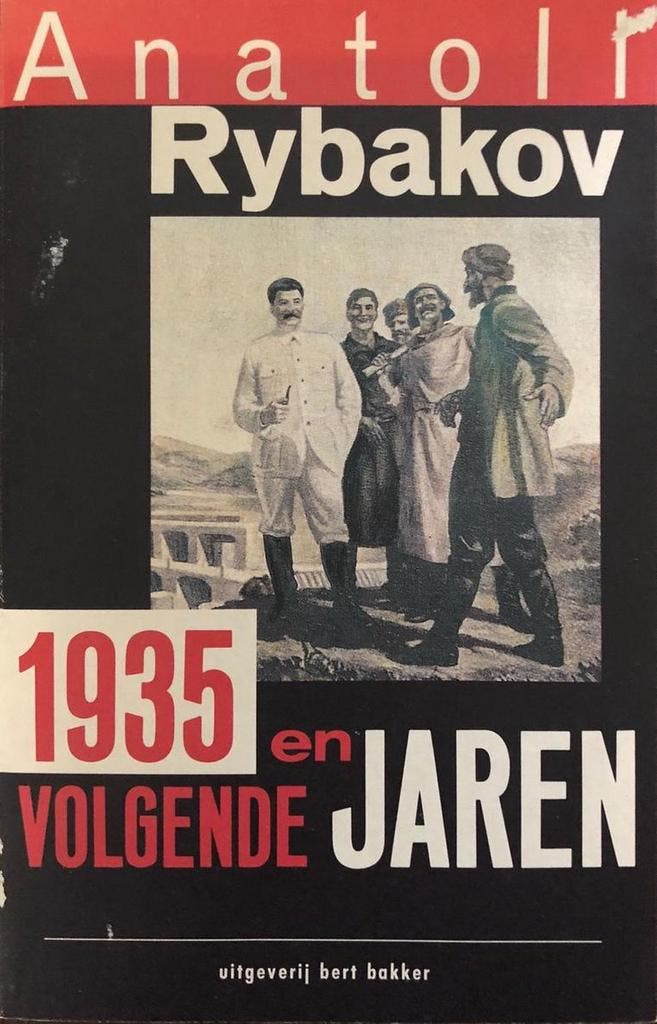 1935 EN VOLGENDE JAREN (PBK) 9789035112292 Rybakov, Boeken, Romans, Gelezen, Verzenden