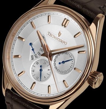 Tecnotempo - Multihands - Big Calendar - 39mm - Limited, Nieuw