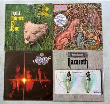 Wolf/Nazareth/Troll/Fox - 4 Great Heavy Prog Albums -, Cd's en Dvd's, Vinyl Singles, Nieuw in verpakking