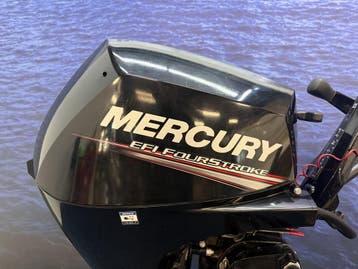 Mercury 20 pk | Zo goed als nieuw | Langstaart, 10 tot 30 pk, Viertaktmotor, Ophalen of Verzenden, Zo goed als nieuw