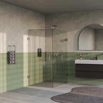 Brauer Void - Douchecabine met Draaideur - Helder Glas -, Ophalen of Verzenden, Nieuw, Rvs