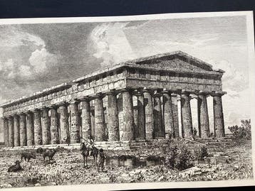 Europa - Italië / Paestum; Ludwig Hans Fischer - Temple of, Nieuw