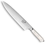 Déglon Koksmes – Damaststaal – 25 cm – Corian handvat, Ophalen of Verzenden, Nieuw, Overige materialen, Los bestek