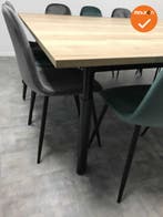 Vergadertafel Vierkant - 200x200 - Kleur naar keuze - Onders, Vergader- of Presentatieruimte, Ophalen of Verzenden, Gebruikt, Tafel