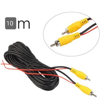 Videokabel Achteruitrijcamera 10 Meter, Auto diversen, Auto-accessoires, Verzenden, Nieuw