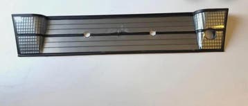 BMW E34 88-95 achter kenteken reflector paneel grijs, Nieuw, BMW