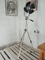 Statief vloerlamp - Vintage Spotlight op Driepootstatief -