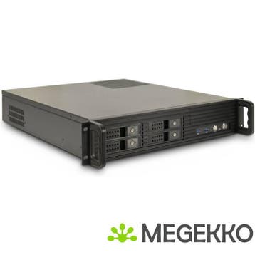 Inter-Tech 2U-2504 Rack Zwart, Computers en Software, Computerbehuizingen, Verzenden, Nieuw