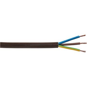 VMVL snoer H05VV-F zwart 3G1,5 mm2 per meter, Ophalen of Verzenden, Nieuw