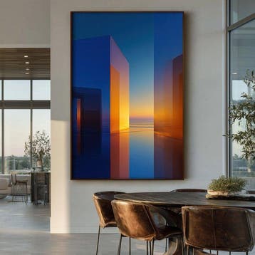 Lea Ottavi - Between Two Horizons · XXL · Hand signed, Antiek en Kunst