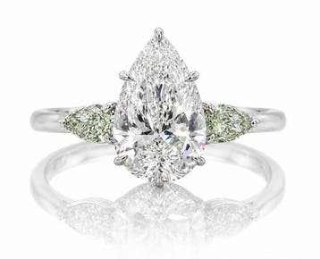 Ring - 14 karaat Witgoud - 4.81ct. tw. Diamant (Lab-grown) -, Nieuw
