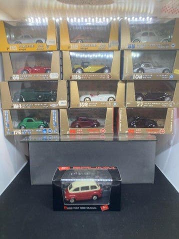 Brumm 1:43 - Modelauto (13) - FIAT 600 Multipla Porsche, Nieuw