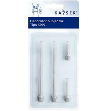 Decoratie Spuitmondenset | Kayser Slagroomapparaten | 4, Verzenden, Nieuw in verpakking