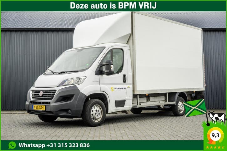 Fiat Ducato 2.3 MultiJet | Bakwagen met Laadklep | 131 PK |, Auto's, Bestelauto's, Lease, Overige kleuren, Handgeschakeld, Financial lease