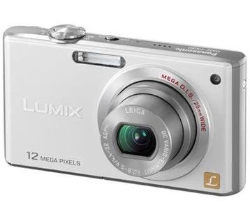 Panasonic Lumix DMC-FX40 Digitale Compact Camera - Wit, Verzenden, Zo goed als nieuw