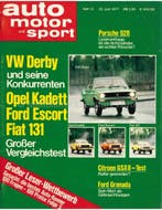 1977 AUTO MOTOR UND SPORT 13 DUITS, Nieuw, Author