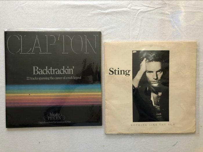 Eric Clapton, Sting - Backtrackin (22 Tracks Spanning The, Cd's en Dvd's, Vinyl Singles