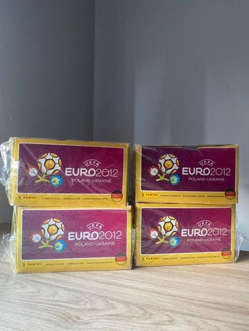 2012 Panini EURO 2012 Panini Originele verpakking - 4 Box -, Nieuw
