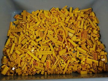 Lego - geen serie - 02 Partij van 1000 gele bouwstenen -, Kinderen en Baby's, Nieuw