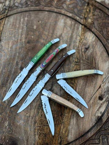 Keukenmes - Kitchen knife set - Laguiole Bougna Met Bee