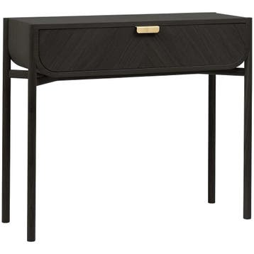 Hartô Marius Consoletafel (black Stained Oak) - Bijzettafel, Ophalen of Verzenden, Gebruikt, Overige vormen, Hout