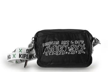 Kipling Schoudertas Zwart, Verzenden, Zo goed als nieuw, Zwart