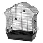Vogelkooi Inter-Zoo Laura 3 Zwart – Parkietenkooi met zwa., Verzenden, Nieuw, Overige materialen, Vogelkooi