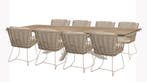 4 Seasons Outdoor Fabrice tuinset latte met Minerva tafel, Ophalen of Verzenden, Nieuw