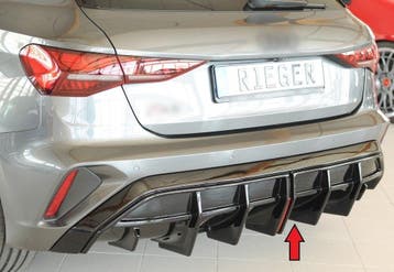 Aggressive Diffuser voor Audi A3 8Y S-line Facelift, Ophalen of Verzenden
