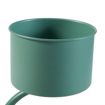 Plantenstandaard Almelo 63x29x21 cm metaal groen [en.casa], Verzenden, Nieuw