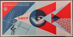 Shepard Fairey (OBEY) (1970) - Disinformation Damage (cream)