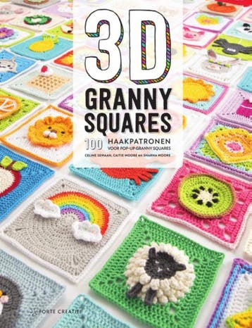 3D Granny Squares - 100 haakpatronen voor pop-up granny sq, Ophalen of Verzenden, Nieuw