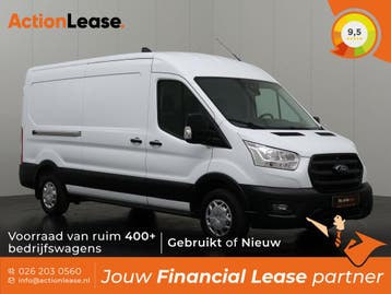 Ford Transit Bestelbus L3 H2 2023 Diesel Handgeschakeld, Auto's, Ford, Zwart, Wit, Nieuw, Dealer onderhouden
