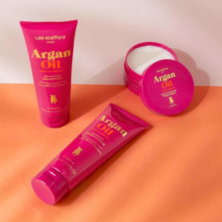 Lee Stafford Argan Oil Nourishing Giftset - 250+250+200ml, Sieraden, Tassen en Uiterlijk, Uiterlijk | Haarverzorging, Overige typen