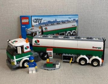 Lego Set - 3180 - City - Fuel Tanker, Nieuw