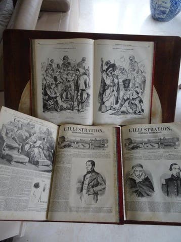 Collectif - 3 Albums Lillustration - 1846-1847