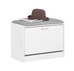 Schoenenbank met opbergruimte en zachte zitting – Wit, Verzenden, Nieuw