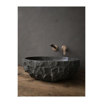 Natuurstenen waskom rond 35x15 cm, Verzenden, Nieuw