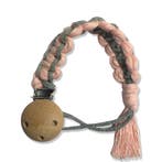 Speenkoord Alpha - Roze en Mintgroen - Katoen - Macramé -, Ophalen of Verzenden, Nieuw