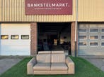 Bankstel  Made in Italia design 3 zits bank bruin  leer sofa, Design, Driepersoons, Zo goed als nieuw, Rechte bank